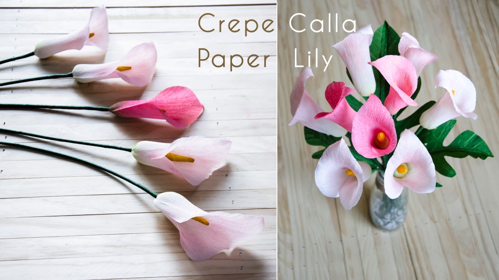 TA Diy Ideas How to make calla lily paper flower | handmade paper | /m/02q5dq_
